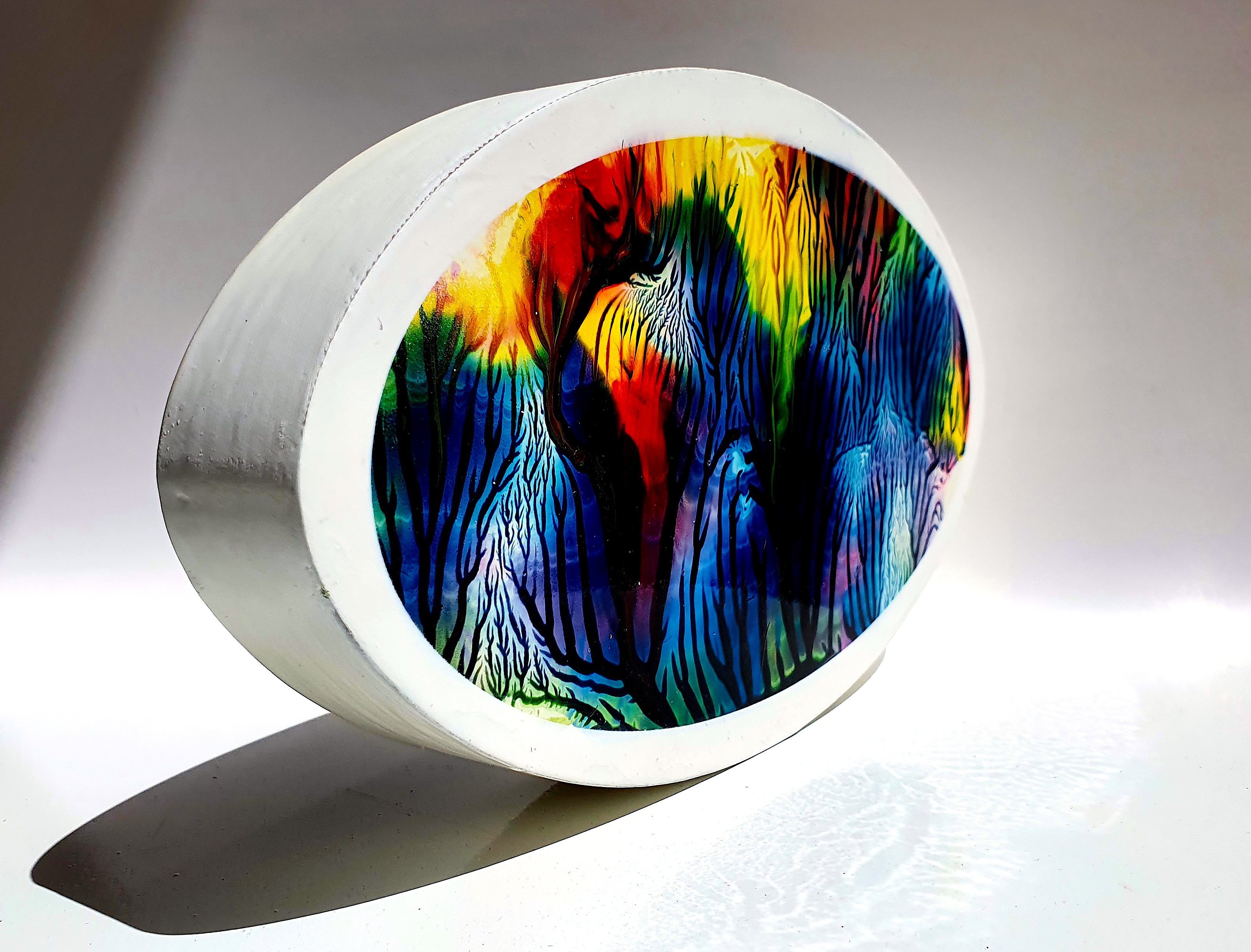 MDF Üzerine Akrilik Boya 15x25 cm Denge 8.1 2021